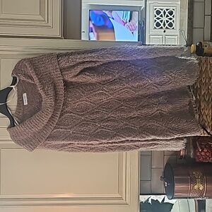 Calvin Klein size large soft cowl neck sweater